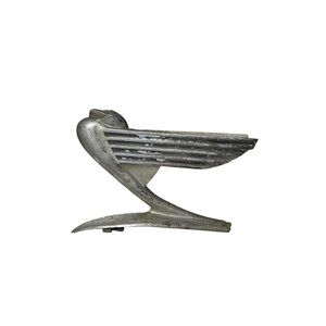 GM Art Deco Hood Ornament Winged Bird Flying Goddess Original 1930s 1940s VTG